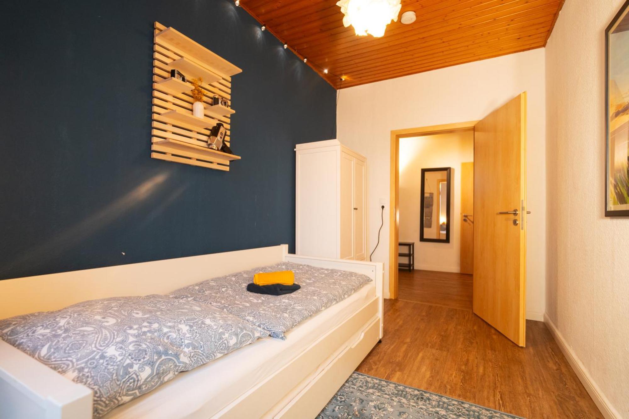 Das Blaue Tuerchen - Wohnung Mit Beamer Und Kicker بريمرهافن المظهر الخارجي الصورة