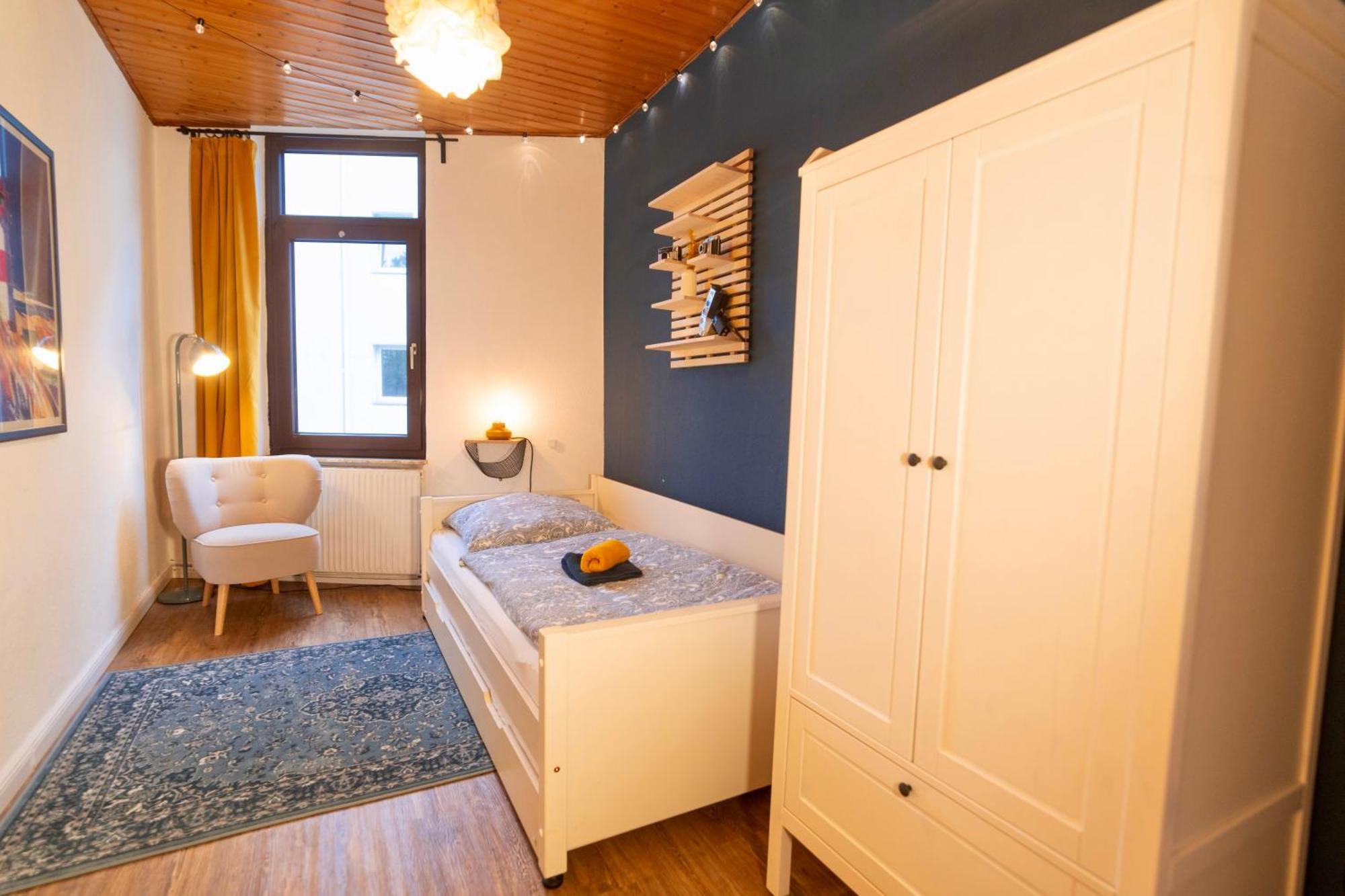 Das Blaue Tuerchen - Wohnung Mit Beamer Und Kicker بريمرهافن المظهر الخارجي الصورة